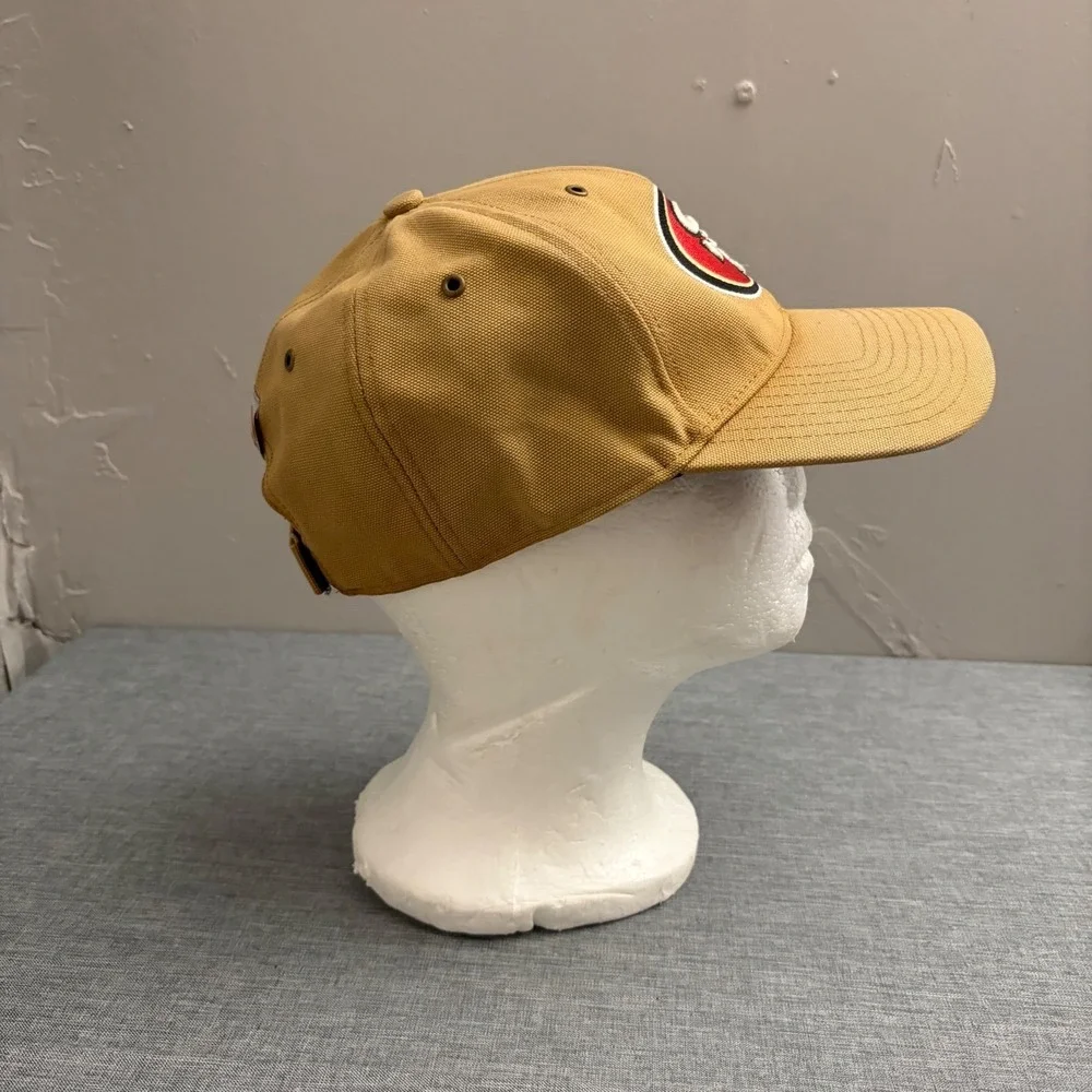 Carhartt Hat Mens OSFA Brown 47 Brand San Francisco 49ers NFL Canvas Strapback